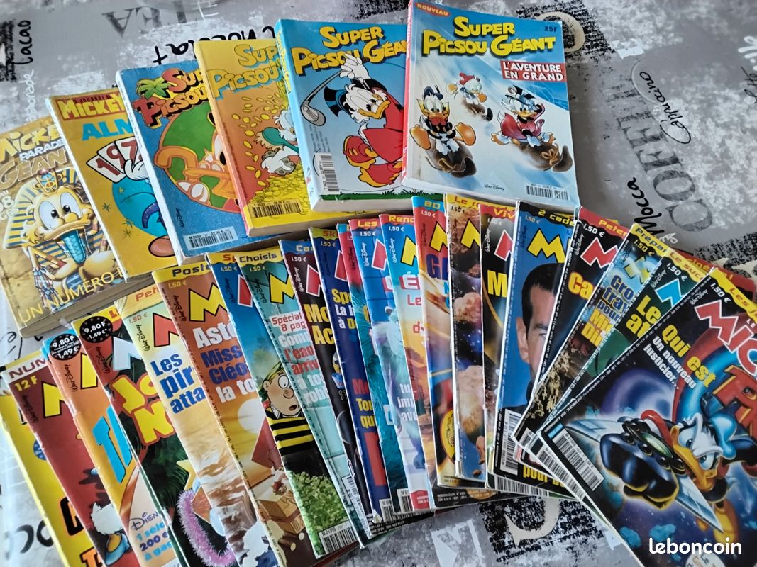 Revue et livres Mickey/picsou (image 2)