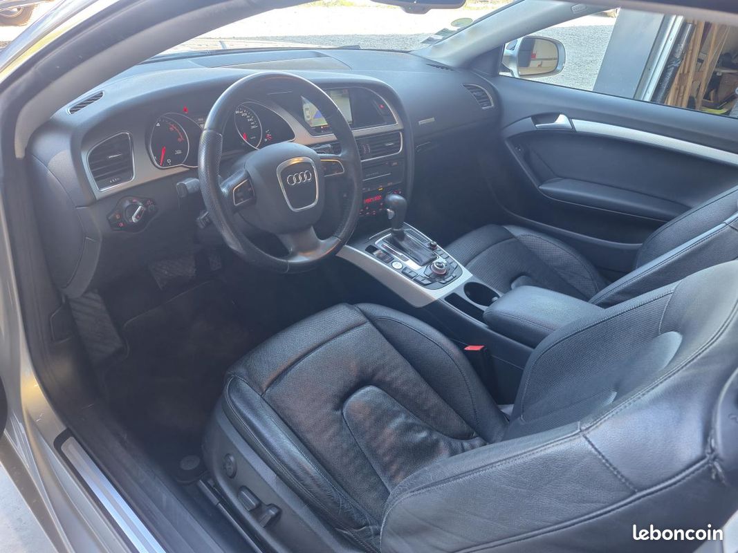 AUDI A5 2.7 V6 TDI - 190 - BVA Multitronic Ambition Luxe SIEGES VENTILES/CHAUFFANT (image 8)