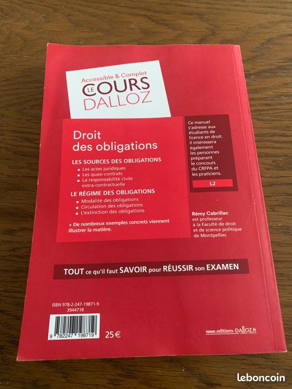 Dalloz Précis Droit des obligations (image 3)
