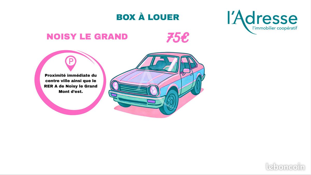 Parking/box NOISY LE GRAND · à Noisy-le-Grand · 75 €/mois