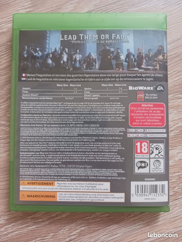 Jeux xbox one: Dragon Age Inquisition (image 4)