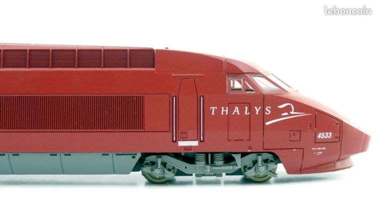 TGV Thalys PBKA SNCF ép. VI 4 éléments digital son 3 rails AC - HO 1/87
