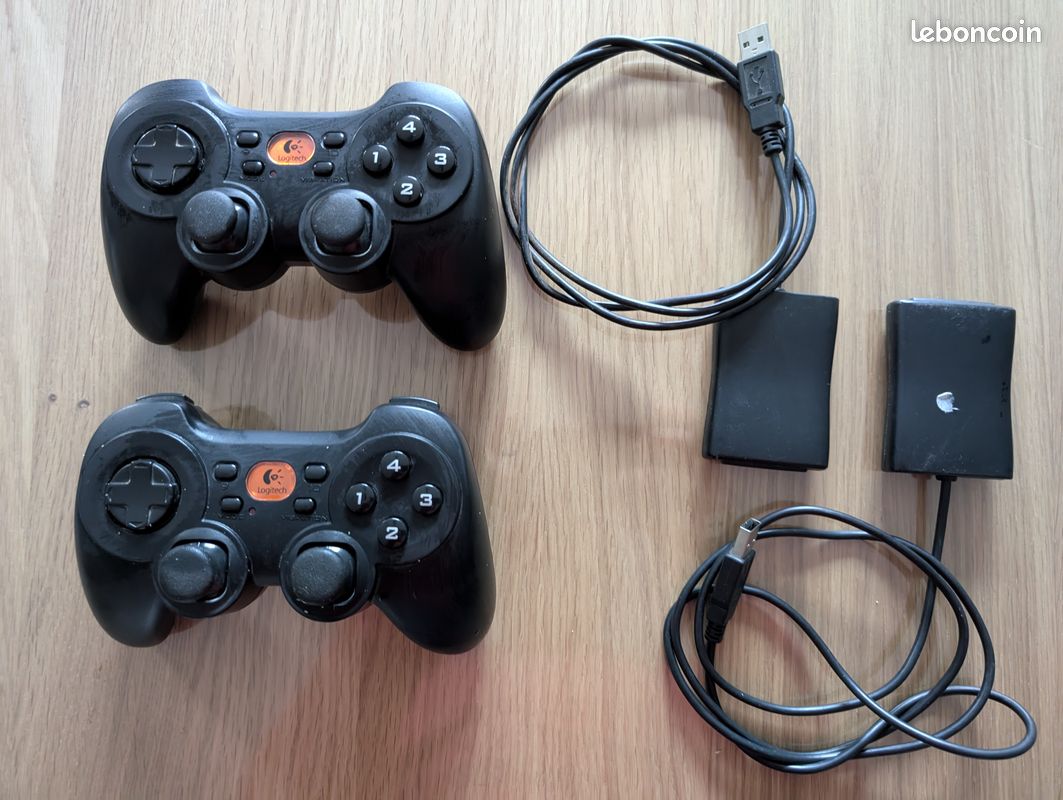 Manette De Jeu Logitech RumblePad 2 - Pour PC, USB, En Bon état D'occasion