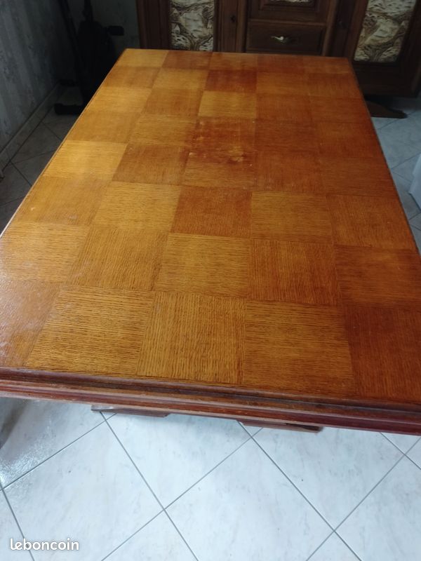 Table de salon en bois/ ralonges (image 1)