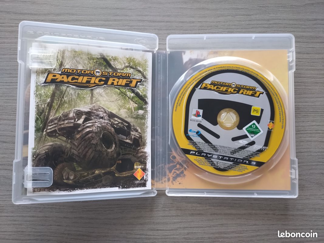 Jeu Vidéo MotorStorm Pour PS3 - Version FR Complète (boîte, Notice), En Très Bon état (TBE)