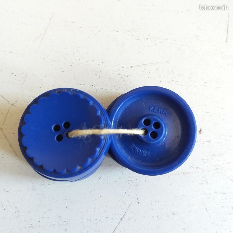 Lot de 6 boutons de couture plats Kera (image 1)