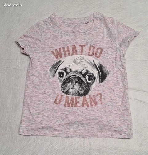 đ¶T-shirt enfant 8 ans "What do you mean?" (image 1)