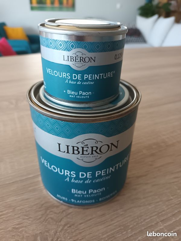 Pots peinture Libéron Bleu paon (image 1)