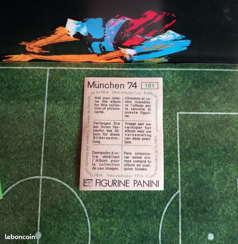 Panini Football 76 – Carte #106 Gerd Muller (RFA), Rookie, En Bon État