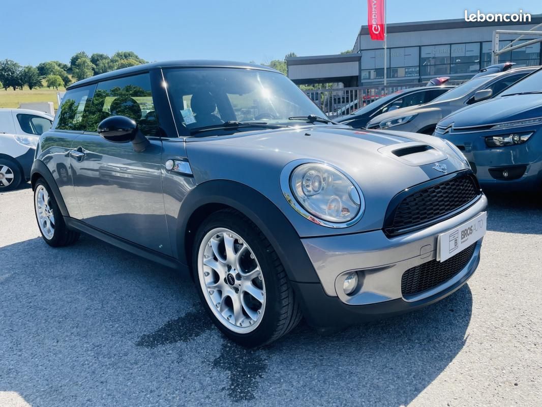 Mini COOPER S 1.6 i 175 SPORT BVA GRIS (image 2)