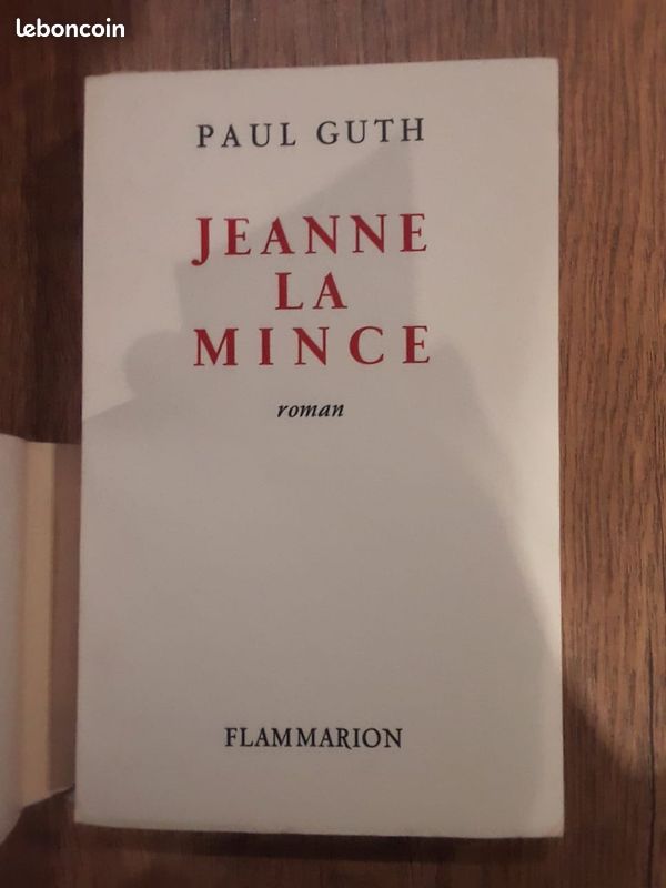 Roman Jeanne la Mince de Paul Guth 1960 (image 2)