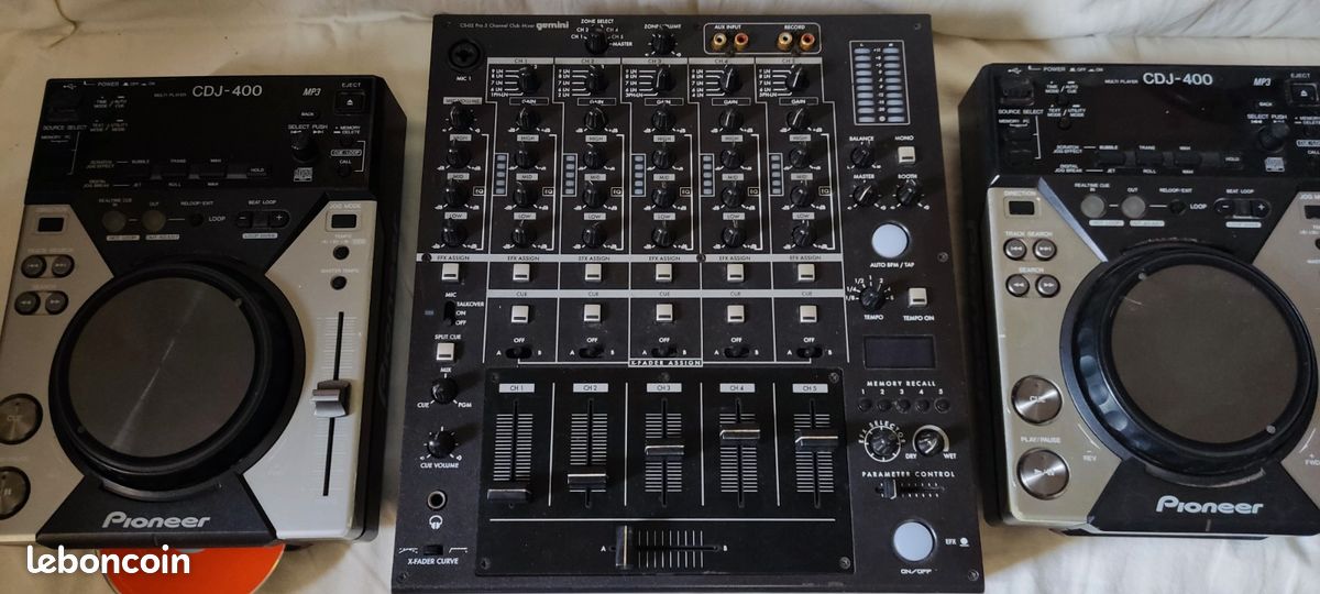 Gemini CS-02 Pro 2 Channel Club Mixer mixage DJ (image 1)