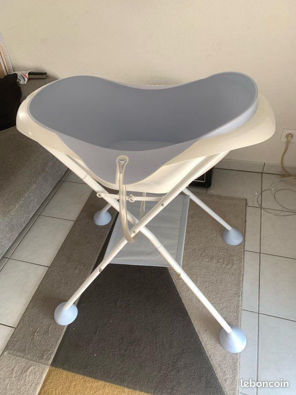 Baignoire bébé Béaba Camélé’o bleue (image 1)