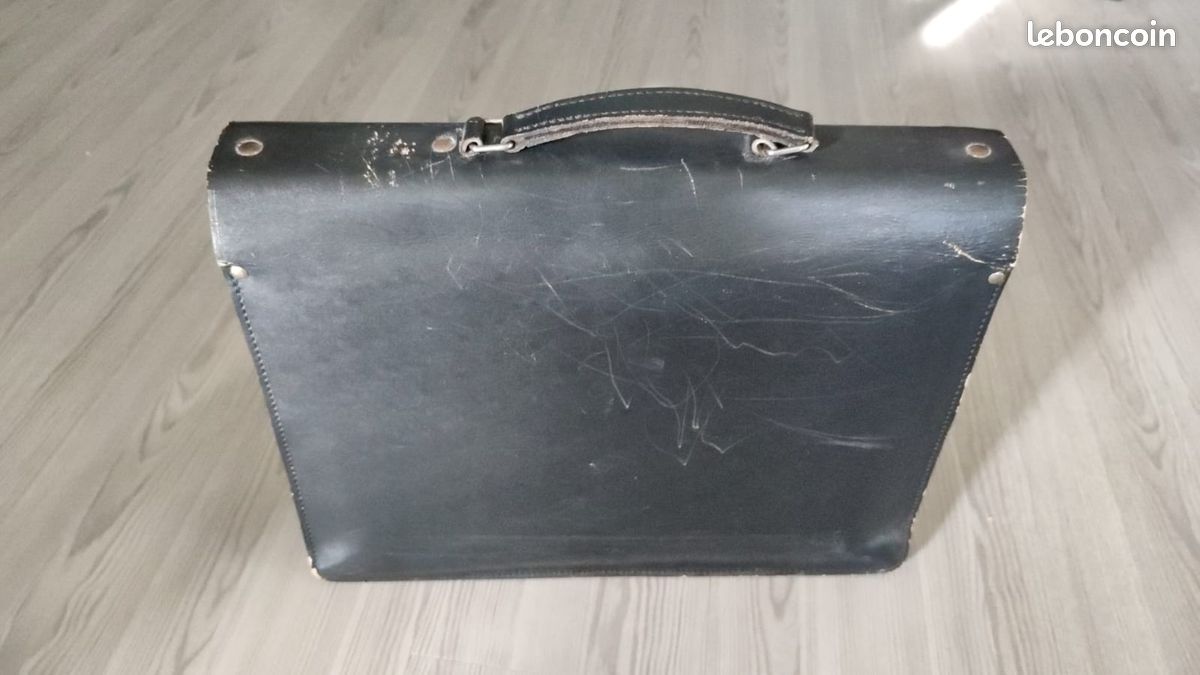 Cartable cuir vintage (image 1)