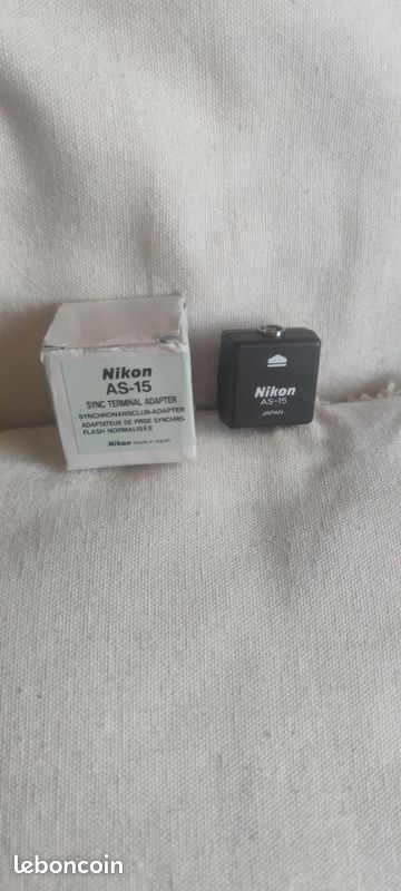 Adaptateur As 15 Nikon pour sortie câble flash (image 1)