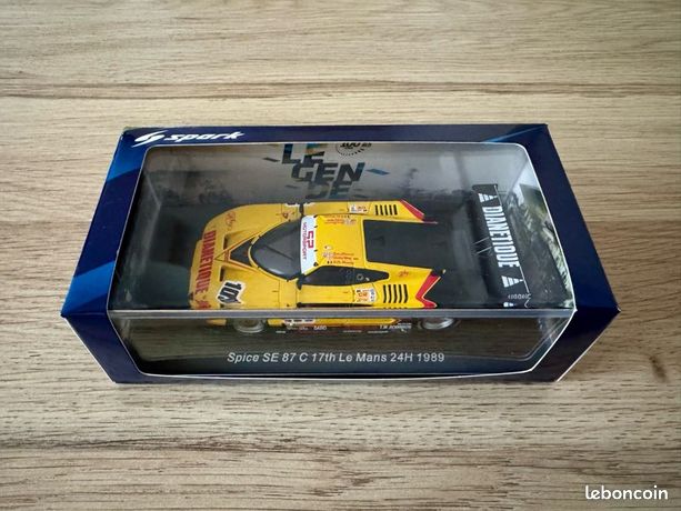 SPARK 1/43 – SPICE SE 87 C – Le Mans 1989 - Little Bolide