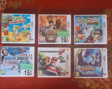 Lot 30 Jeux DS/3DS +4 Offerts – Mario, Pokémon Et Plein D'autres !