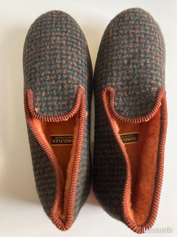 Pantoufles charentaises hommes Semelflex 45 (image 1)