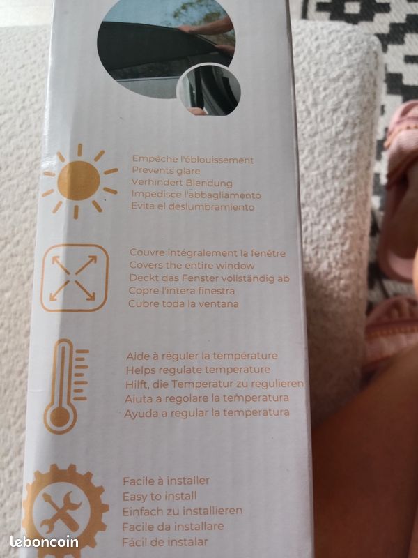Miroir voiture bébé et 2 pare soleil marque dimiloo neuf (image 7)