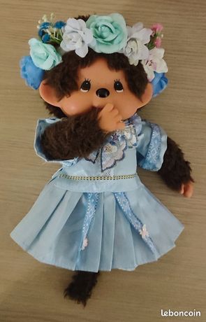 Peluche Kiki Qui Pleure - Tagonomonchhichi Sekiguchi - Japon 1974 - Rare