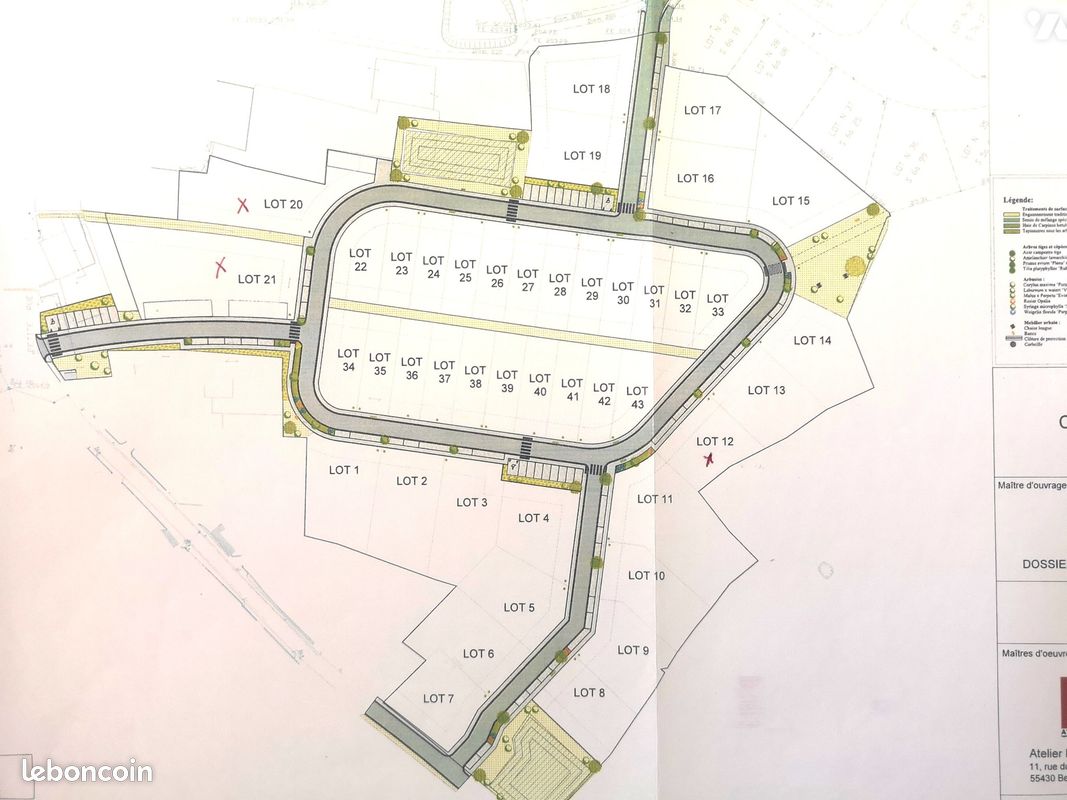 Terrain 500 m² · à Ancerville · 500 m² · 42 000 €