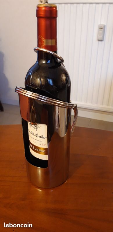 BRUBAKER PORTE-BOUTEILLE DE vin Serveur Sommelier en Métal argenté Idée