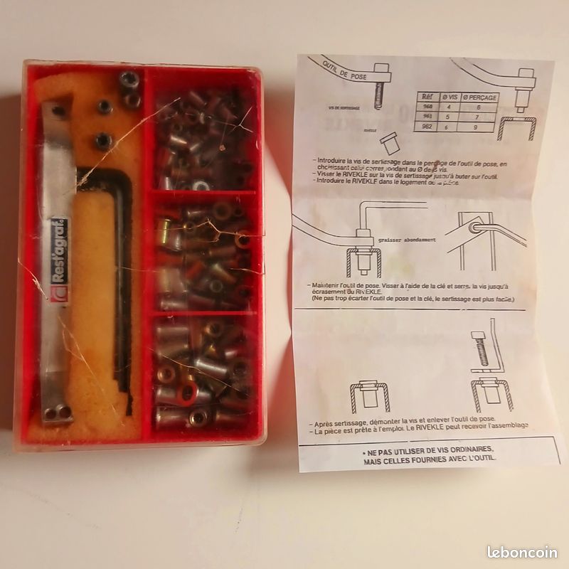 Lot De 10 Goujons D'Échappement Naraku M8 X M8 Avec Écrous - Pièces De Rechange Moto