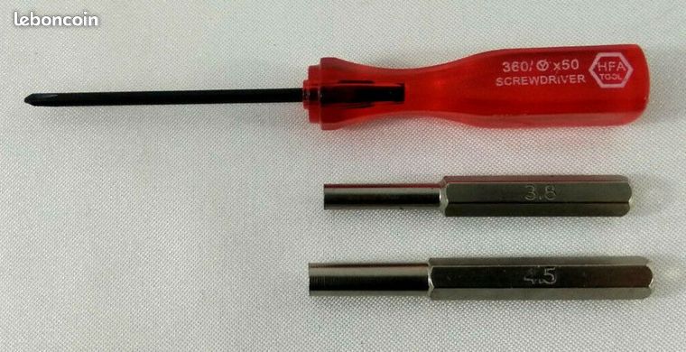 Embout Tournevis Gamebit 3.8mm Pile CR2025 - Pour D&eacute;montage Game Boy Et Sauvegarde Pok&eacute;mon Embout Tournevis Gamebit 3.8mm