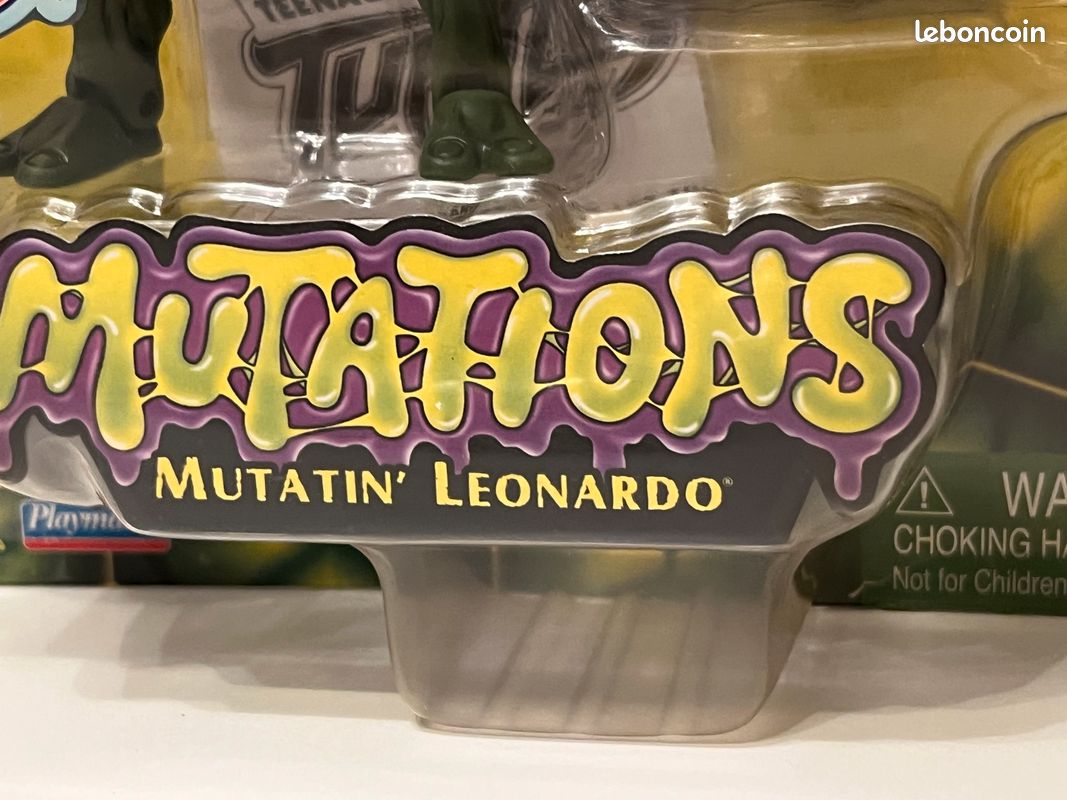 TMNT Playmates ooze figure Teenage Mutant Ninja Turtles Mutations Leonardo 2003 - Jeux & Jouets