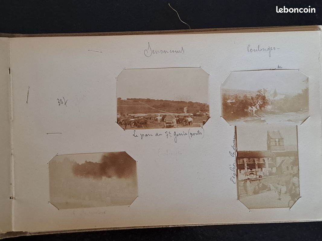 GUERRE 14-18 - ALBUM de 158 PHOTOS ORIGINALES - Plusieurs Régiments d'Infanterie: 40è,15è, 116è, 7è, 6è (image 8)