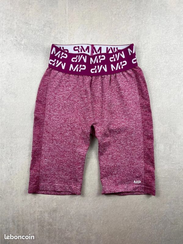 Short De Sport Violet Femme MP Taille S – Athléticwear – Très Bon état