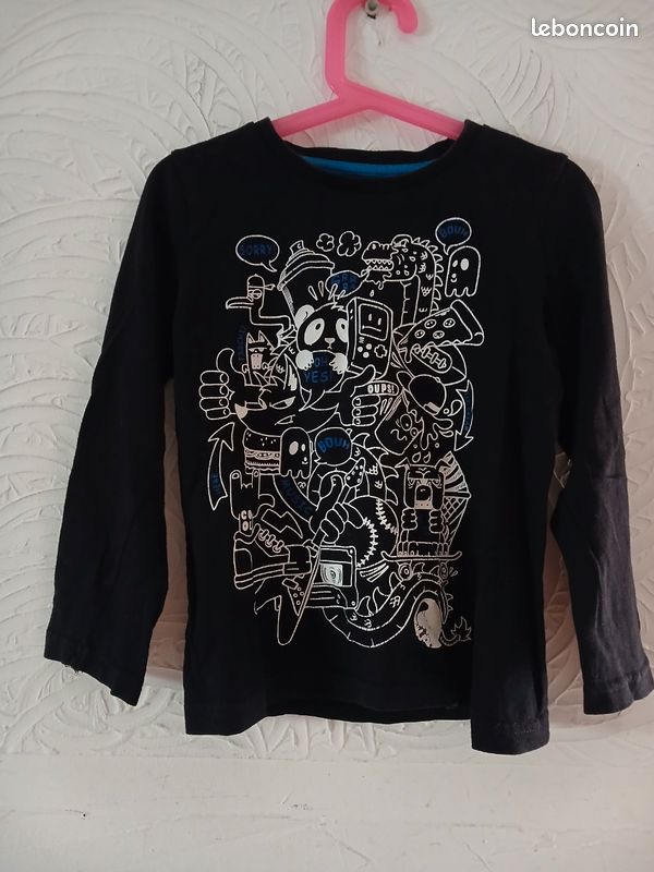 Lot de 5 Tee-shirts .( 1 Orchestra. 1 Kiabi .1 H&M. 2 Gemo Kids) (image 1)