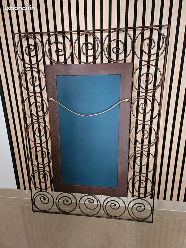 Miroir en fer effet rouille (image 2)