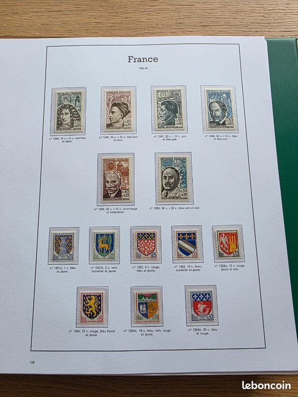 Collection timbres France 1960-1978 COMPLÈTE - 87 pages LUXE - Neufs * sans charnière (image 6)