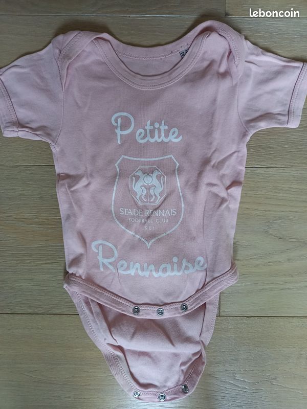 Body rose Stade Rennais 12 18 mois (image 1)