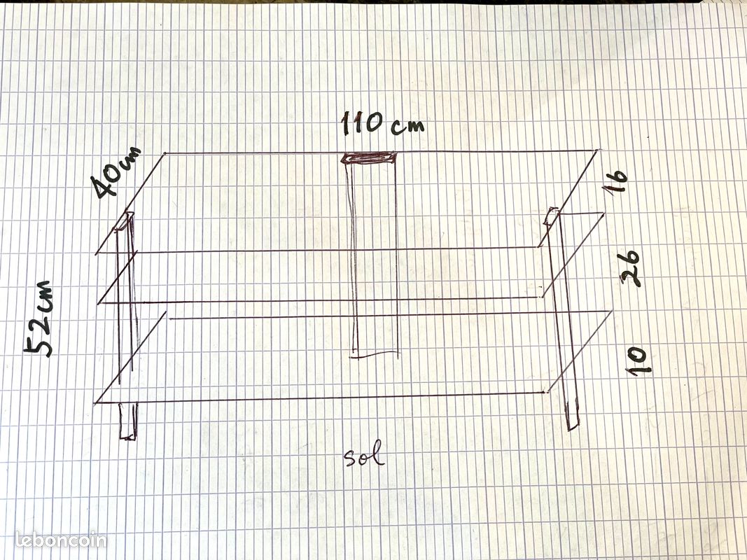 Meuble TV en verre (image 3)