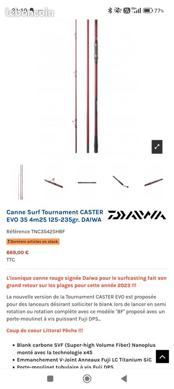 Canne surfcasting Daiwa tournament (image 4)