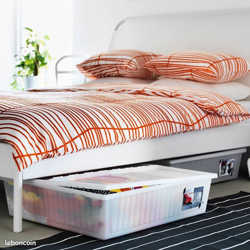 IKEA Boîte de rangement GIMSE sous lit Ameublement