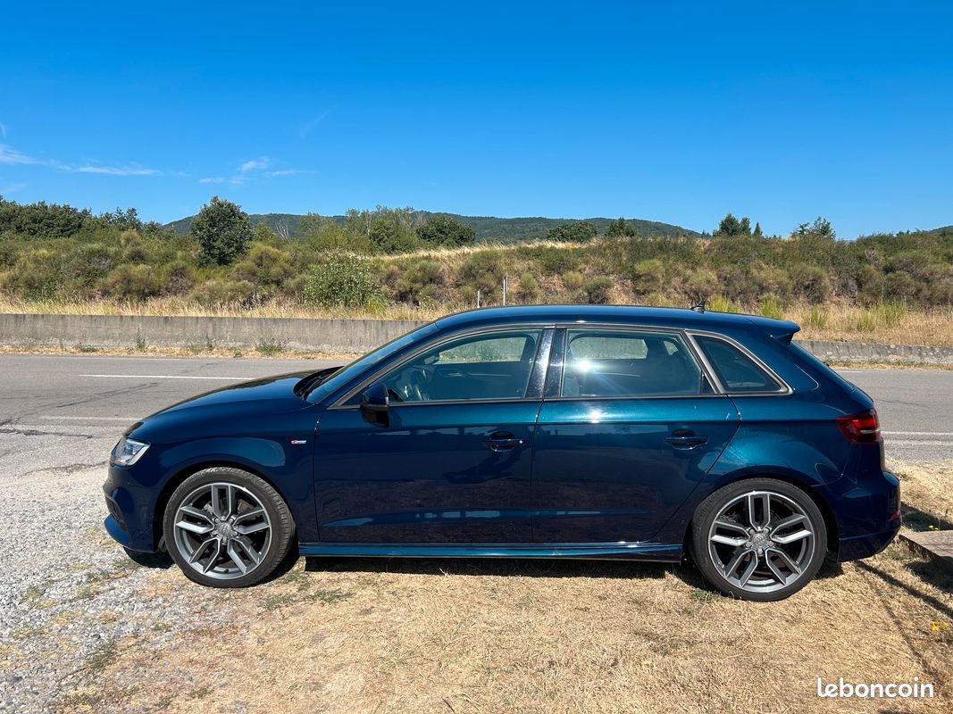 AUDI A3 Sportback 35 1.5 TFSI S LINE 150 CH - VIRTUEL COCKPT - CARPLAY - CAMERA DE RECUL - PACK S LINE - AUDI SOUND SYSTEME - REGULAEUR DE VITESSE ADAPTATIF (image 2)