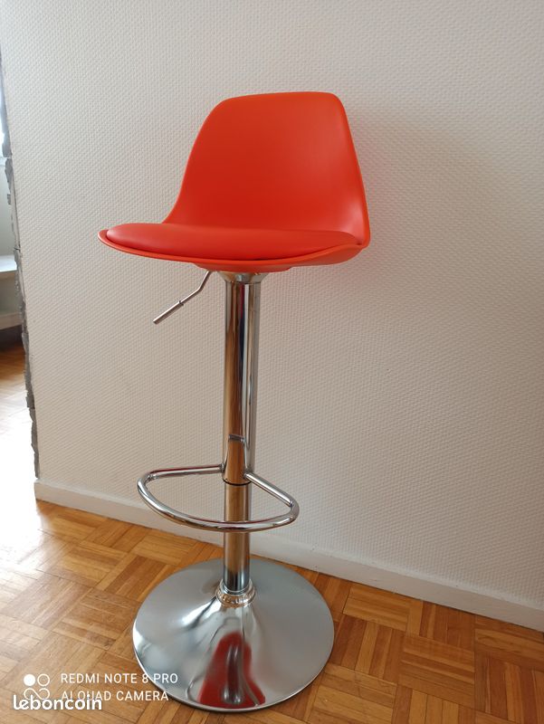 Tabouret bar orange (image 3)