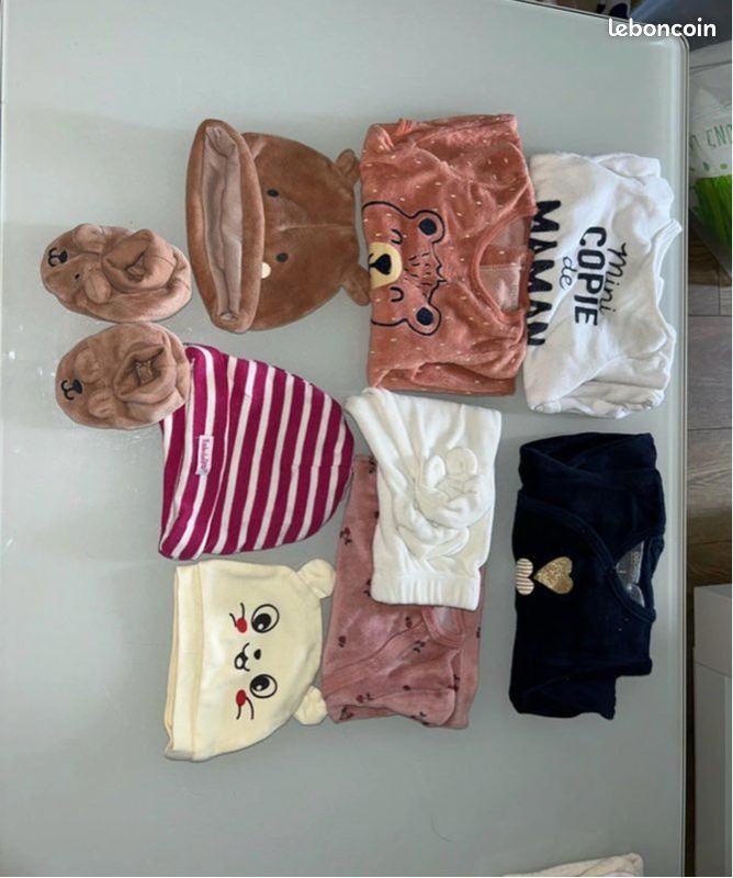 Pyjama velours (image 1)