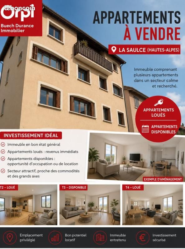 Appartement 3 pièces 50 m² · à La Saulce · 50 m² · 104 000 €