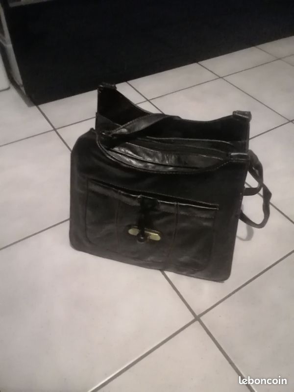 Sac à main simili cuir (image 1)