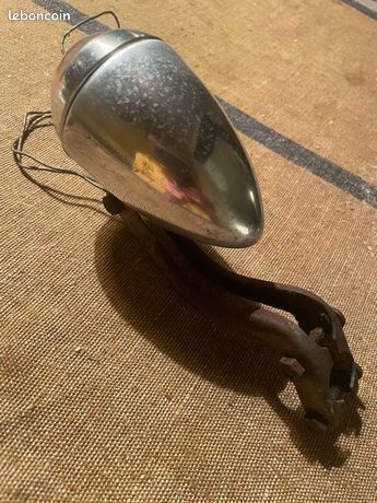 🚲 Phare Obus Bombé LEFOL - Aluminium - Pour Vélo Bicyclette Ancienne - Collection