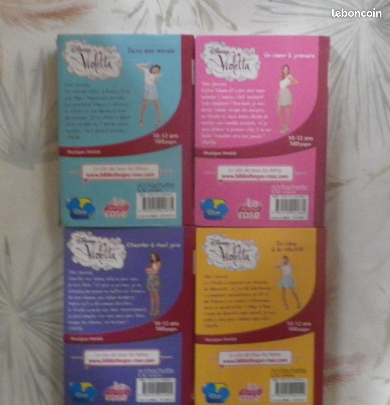 4 VIOLETTA n°1 à 4 BIBLIOTHEQUE ROSE (image 2)