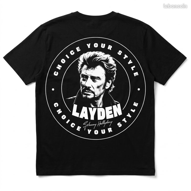 T shirt Layden style johnny hallyday (image 2)