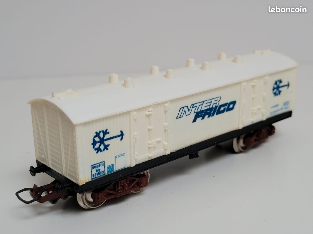 Train wagon N° 6563 Wagon frigorifique à bogies TP INTER FRIGO Jouef Ho (image 9)