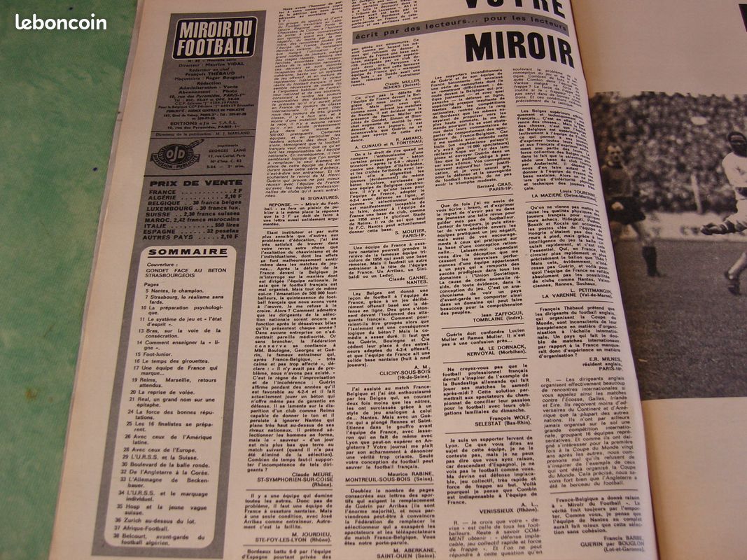 1966 miroir du football n°75 BRESIL URUGUAY MEXIQUE