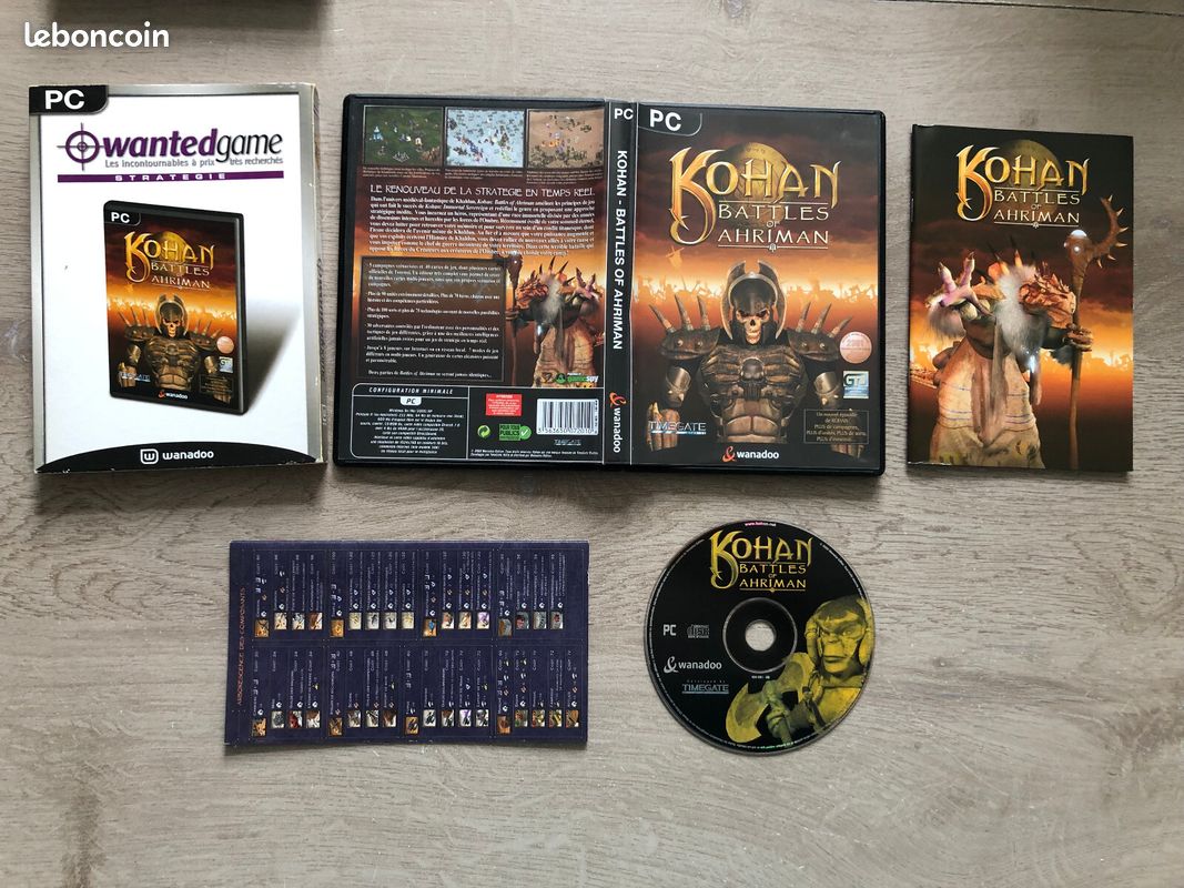 Jeu PC Kohan : Battles Of Ahriman - Version FR Avec Notice - Bon état
