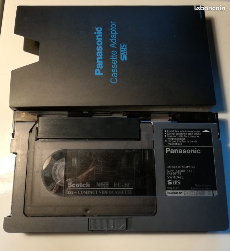 Adaptateur de cassette VHS-C pour JVC pour RCA pour Panasonic VHS-C SVHS Adaptateur de cassette VHS pas pour 8mm/MiniDV/Hi8 | FR